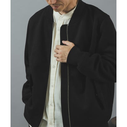 アイテムズ アーバンリサーチ ITEMS URBAN RESEARCH F.S. MA-1 ジップアップブルゾン （ブラック）｜詳細画像
