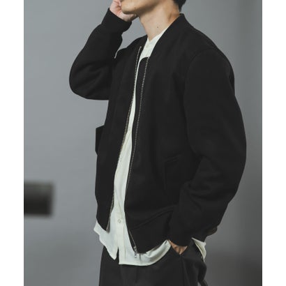 アイテムズ アーバンリサーチ ITEMS URBAN RESEARCH F.S. MA-1 ジップアップブルゾン （ブラック）｜詳細画像
