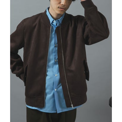 アイテムズ アーバンリサーチ ITEMS URBAN RESEARCH F.S. MA-1 ジップアップブルゾン （ブラック）｜詳細画像