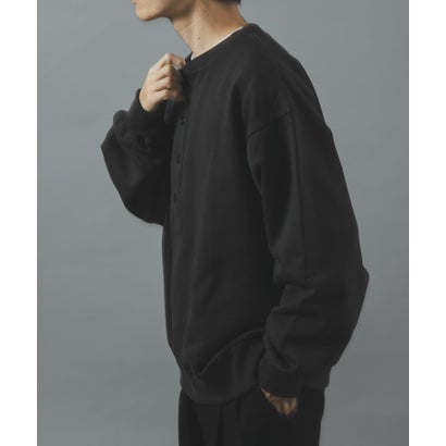 アイテムズ アーバンリサーチ ITEMS URBAN RESEARCH ハーフボタン 裏毛 スウェット （グレー系その他）｜詳細画像