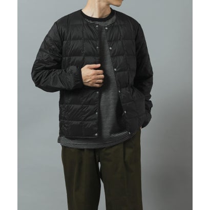 TAION Crew Neck Button Down Jacket （ブラック）｜詳細画像
