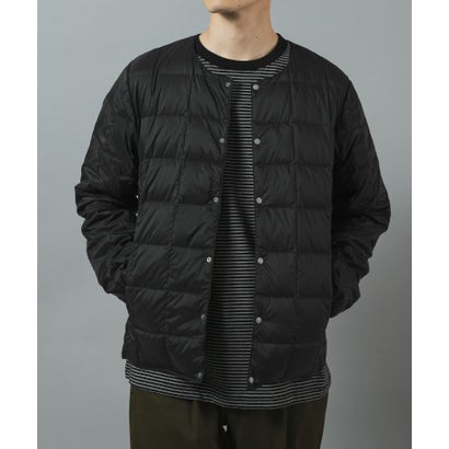 TAION Crew Neck Button Down Jacket （カーキ）｜詳細画像