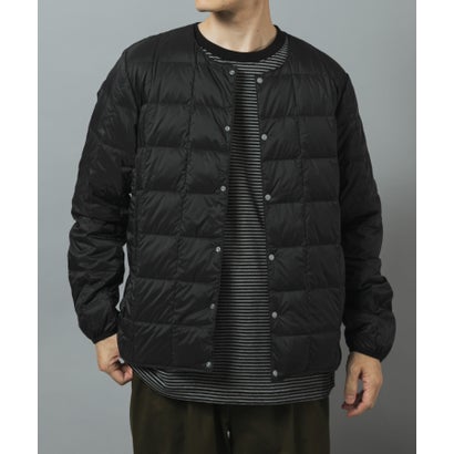 TAION Crew Neck Button Down Jacket （カーキ）｜詳細画像