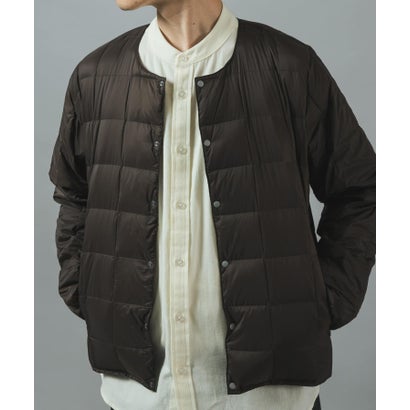 TAION Crew Neck Button Down Jacket （カーキ）｜詳細画像