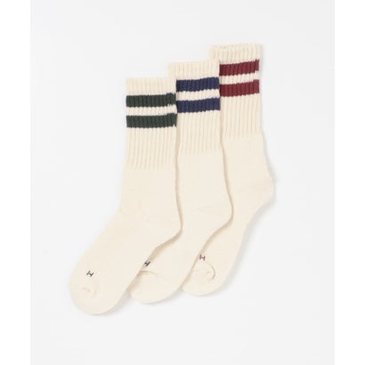 アイテムズ アーバンリサーチ ITEMS URBAN RESEARCH Healthknit HK シンカークラシック 2LINEソックス 3P （その他1）｜詳細画像