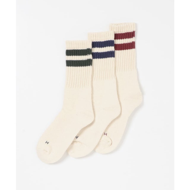 Healthknit HK シンカークラシック 2LINEソックス 3P （その他1）