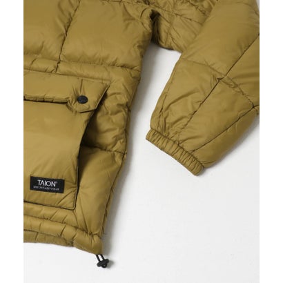 アイテムズ アーバンリサーチ ITEMS URBAN RESEARCH TAION Mt.Hi-Neck Volume Down Jacket （ブラック）｜詳細画像
