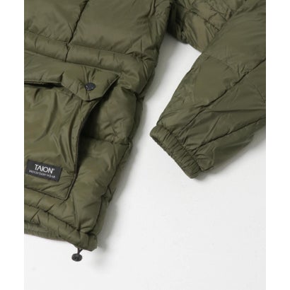 アイテムズ アーバンリサーチ ITEMS URBAN RESEARCH TAION Mt.Hi-Neck Volume Down Jacket （オリーブ）｜詳細画像