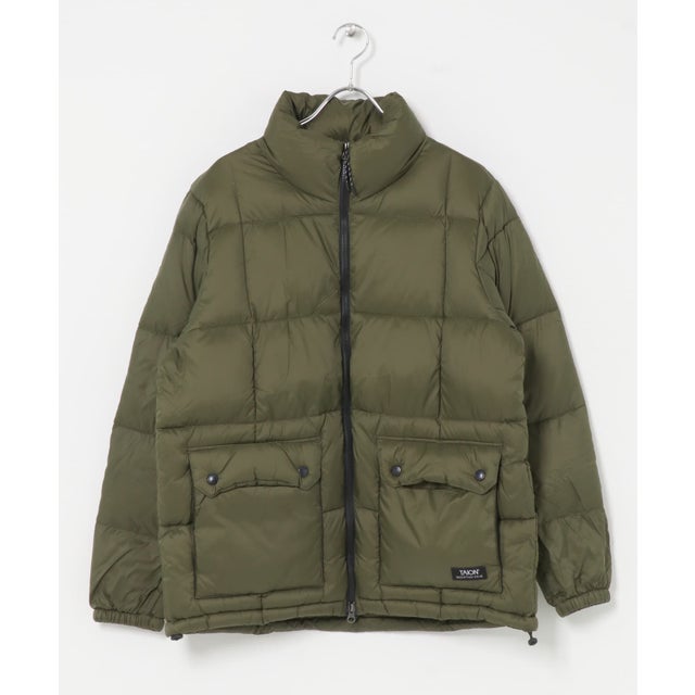 TAION Mt.Hi-Neck Volume Down Jacket （オリーブ）