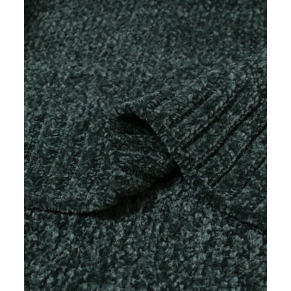 アイテムズ アーバンリサーチ ITEMS URBAN RESEARCH モールクルーネック 真冬の正解ニット （グリーン）｜詳細画像