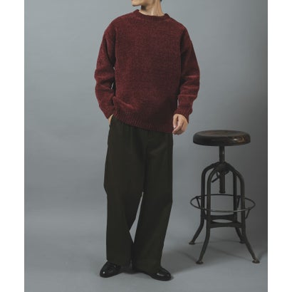 アイテムズ アーバンリサーチ ITEMS URBAN RESEARCH モールクルーネック 真冬の正解ニット （グリーン）｜詳細画像