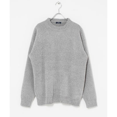アイテムズ アーバンリサーチ ITEMS URBAN RESEARCH モールクルーネック 真冬の正解ニット （グリーン）｜詳細画像