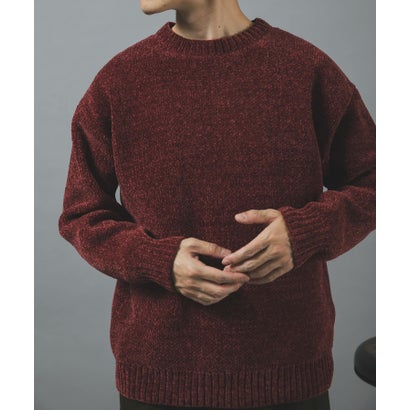 アイテムズ アーバンリサーチ ITEMS URBAN RESEARCH モールクルーネック 真冬の正解ニット （ブラック）｜詳細画像