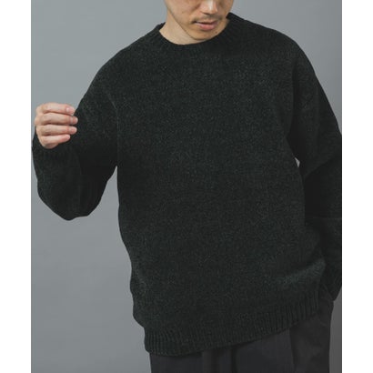 アイテムズ アーバンリサーチ ITEMS URBAN RESEARCH モールクルーネック 真冬の正解ニット （グレー）｜詳細画像