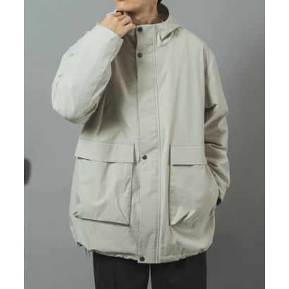 アイテムズ アーバンリサーチ ITEMS URBAN RESEARCH 『撥水/防風/透湿』高機能 裏フリース マウンテンパーカー （チャコールグレー）｜詳細画像