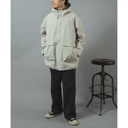 アイテムズ アーバンリサーチ ITEMS URBAN RESEARCH 『撥水/防風/透湿』高機能 裏フリース マウンテンパーカー （チャコールグレー）｜詳細画像