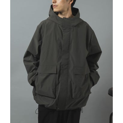 アイテムズ アーバンリサーチ ITEMS URBAN RESEARCH 『撥水/防風/透湿』高機能 裏フリース マウンテンパーカー （チャコールグレー）｜詳細画像