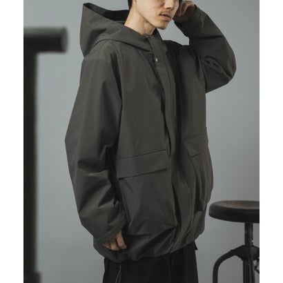 アイテムズ アーバンリサーチ ITEMS URBAN RESEARCH 『撥水/防風/透湿』高機能 裏フリース マウンテンパーカー （チャコールグレー）｜詳細画像