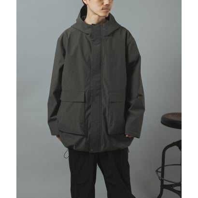 アイテムズ アーバンリサーチ ITEMS URBAN RESEARCH 『撥水/防風/透湿』高機能 裏フリース マウンテンパーカー （チャコールグレー）｜詳細画像