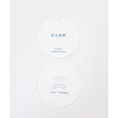 アイテムズ アーバンリサーチ ITEMS URBAN RESEARCH 発熱機能カットコール バイカラートップス （ブルー系その他）｜詳細画像