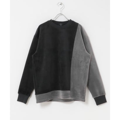 アイテムズ アーバンリサーチ ITEMS URBAN RESEARCH 発熱機能カットコール バイカラートップス （ホワイト系その他）｜詳細画像