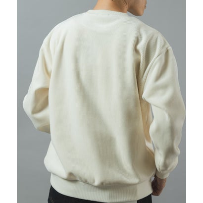アイテムズ アーバンリサーチ ITEMS URBAN RESEARCH 発熱機能カットコール クルーネックTOPS （ホワイト）｜詳細画像