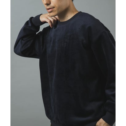 アイテムズ アーバンリサーチ ITEMS URBAN RESEARCH 発熱機能カットコール クルーネックTOPS （モカ）｜詳細画像