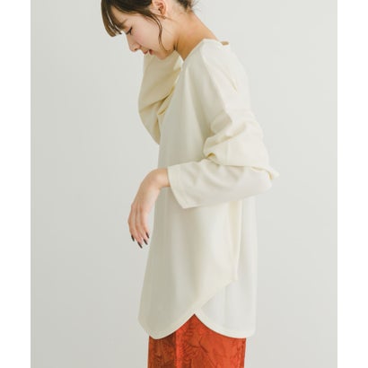 アイテムズ アーバンリサーチ ITEMS URBAN RESEARCH カットジョーゼットロングTシャツ （CHA）｜詳細画像