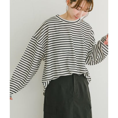 アイテムズ アーバンリサーチ ITEMS URBAN RESEARCH カットジョーゼットロングTシャツ （CHA）｜詳細画像