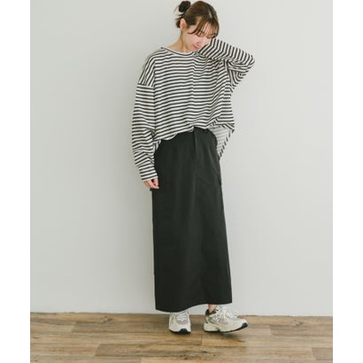 アイテムズ アーバンリサーチ ITEMS URBAN RESEARCH カットジョーゼットロングTシャツ （CHA）｜詳細画像
