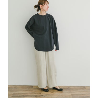 アイテムズ アーバンリサーチ ITEMS URBAN RESEARCH カットジョーゼットロングTシャツ （CHA）｜詳細画像
