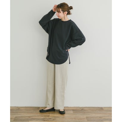 アイテムズ アーバンリサーチ ITEMS URBAN RESEARCH カットジョーゼットロングTシャツ （CHA）｜詳細画像