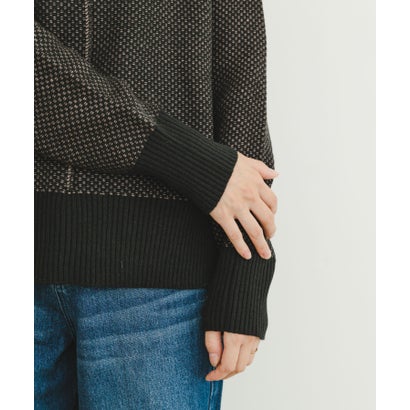 アイテムズ アーバンリサーチ ITEMS URBAN RESEARCH ハイネックワイドニット （イエロー系その他）｜詳細画像