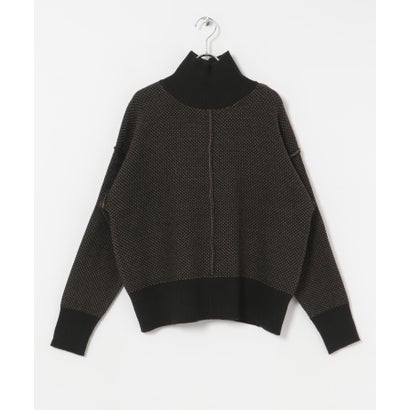 アイテムズ アーバンリサーチ ITEMS URBAN RESEARCH ハイネックワイドニット （イエロー系その他）｜詳細画像