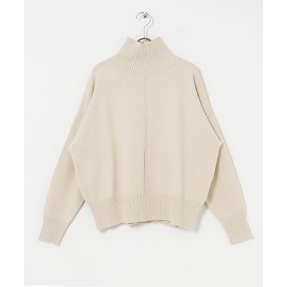 アイテムズ アーバンリサーチ ITEMS URBAN RESEARCH ハイネックワイドニット （イエロー系その他）｜詳細画像