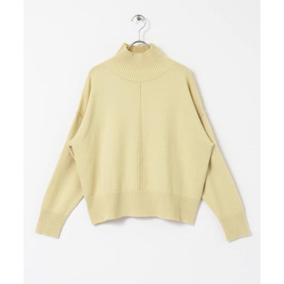 アイテムズ アーバンリサーチ ITEMS URBAN RESEARCH ハイネックワイドニット （イエロー系その他）｜詳細画像