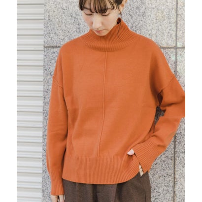 アイテムズ アーバンリサーチ ITEMS URBAN RESEARCH ハイネックワイドニット （イエロー系その他）｜詳細画像
