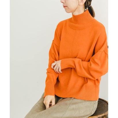 アイテムズ アーバンリサーチ ITEMS URBAN RESEARCH ハイネックワイドニット （イエロー系その他）｜詳細画像