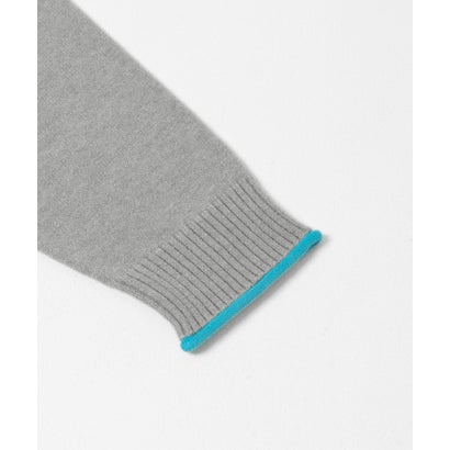 アイテムズ アーバンリサーチ ITEMS URBAN RESEARCH 『洗濯可』ハイショクハイネックニット （グレー）｜詳細画像