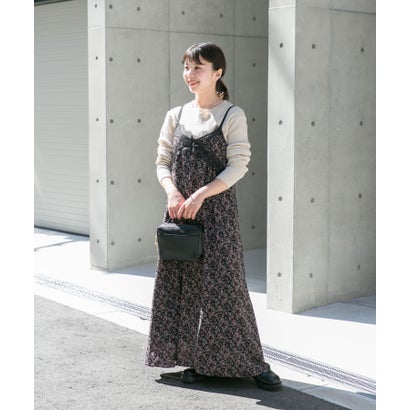 アイテムズ アーバンリサーチ ITEMS URBAN RESEARCH アソートプリントキャミワンピース （ブラック系その他）｜詳細画像
