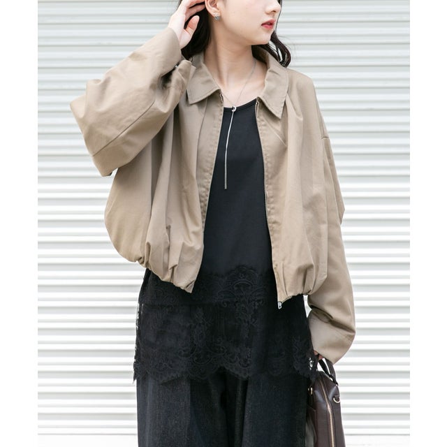 バルーンブルゾン （ベージュ）