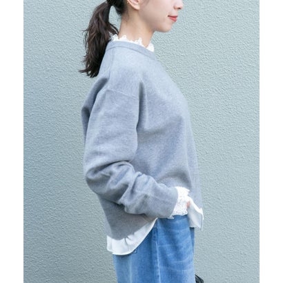 MILANO BASIC クルーネックニット （ホワイト系その他）｜詳細画像
