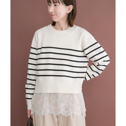 MILANO BASIC クルーネックニット （ベージュ系その他）｜詳細画像