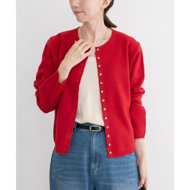 MILANO BASIC カーディガン （レッド）