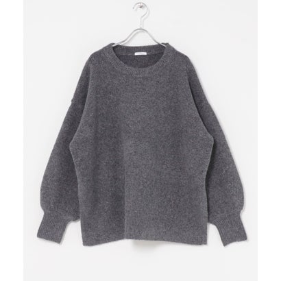 アイテムズ アーバンリサーチ ITEMS URBAN RESEARCH ボックスシルエットニット （オフホワイト）｜詳細画像