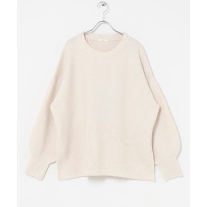 アイテムズ アーバンリサーチ ITEMS URBAN RESEARCH ボックスシルエットニット （オフホワイト）｜詳細画像