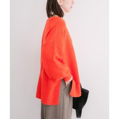 アイテムズ アーバンリサーチ ITEMS URBAN RESEARCH ボックスシルエットニット （グレー）｜詳細画像