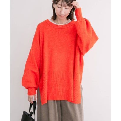 アイテムズ アーバンリサーチ ITEMS URBAN RESEARCH ボックスシルエットニット （グレー）｜詳細画像