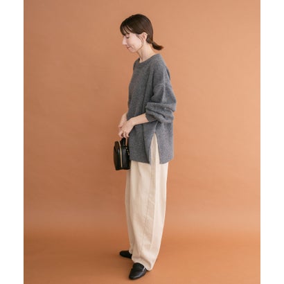 アイテムズ アーバンリサーチ ITEMS URBAN RESEARCH ボックスシルエットニット （グリーン系その他）｜詳細画像