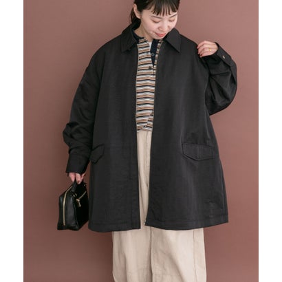 アイテムズ アーバンリサーチ ITEMS URBAN RESEARCH 中綿オーバーサイズジャケット （ベージュ）｜詳細画像